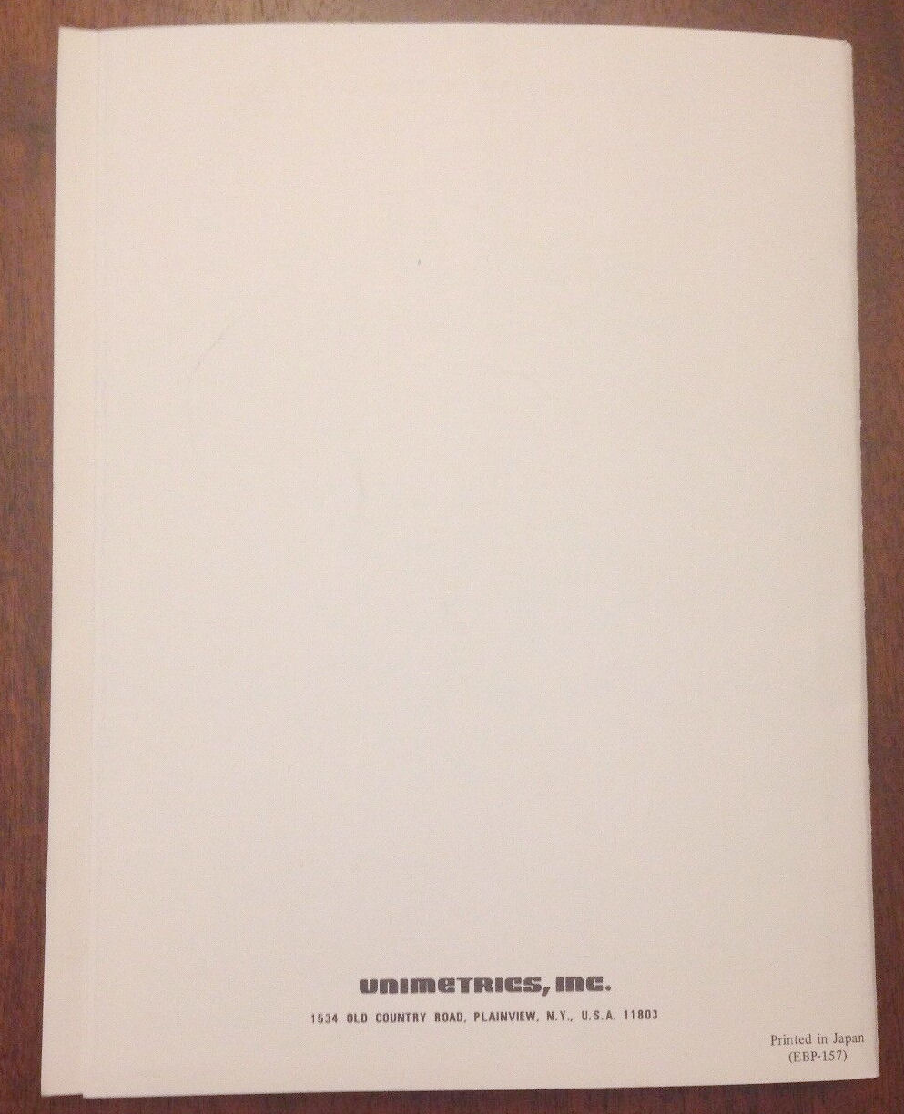 Unimetrics DURA SCAN-8DX